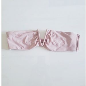 TOBI Swim V-cut Tube Bikini Top